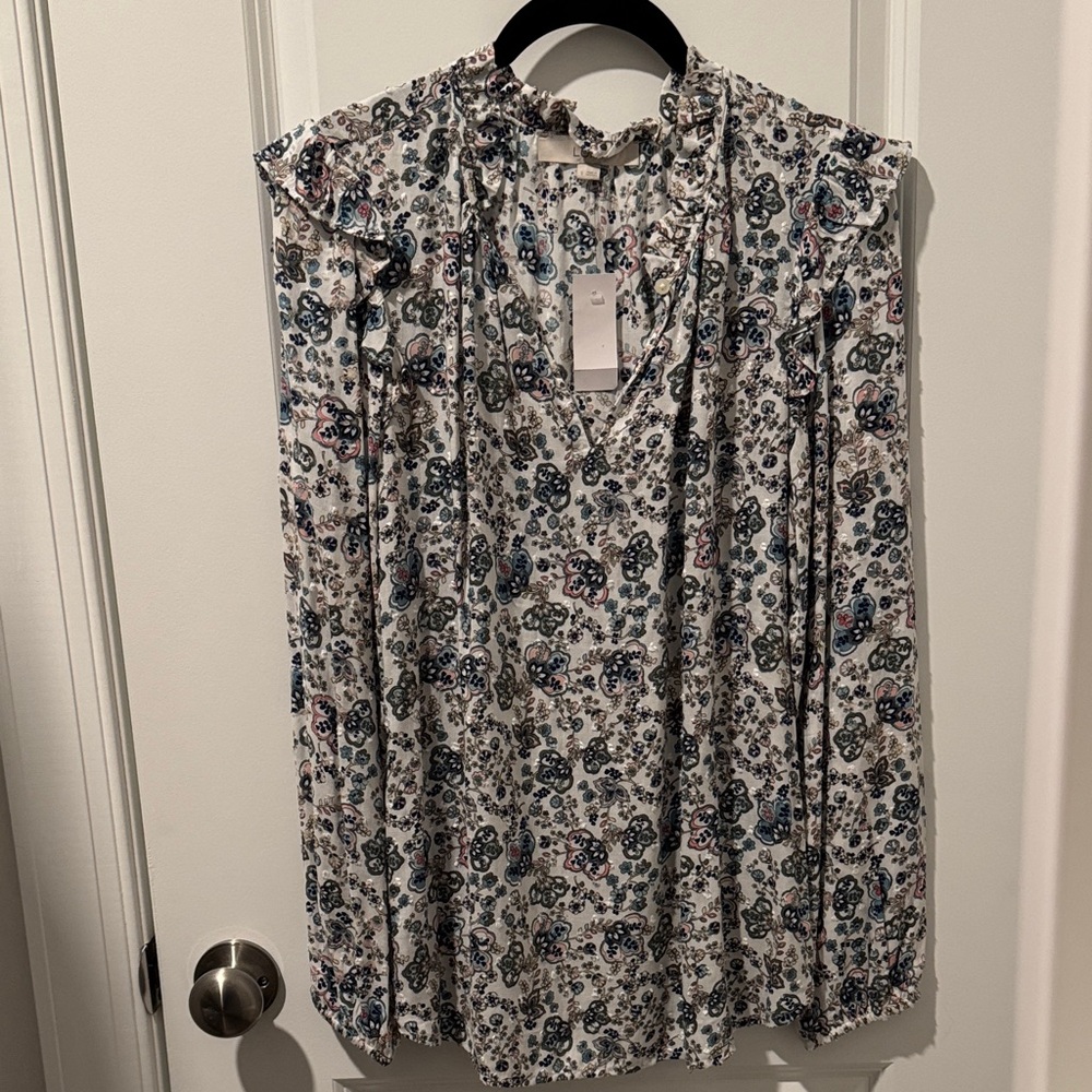 NWT LOFT Floral Shirt